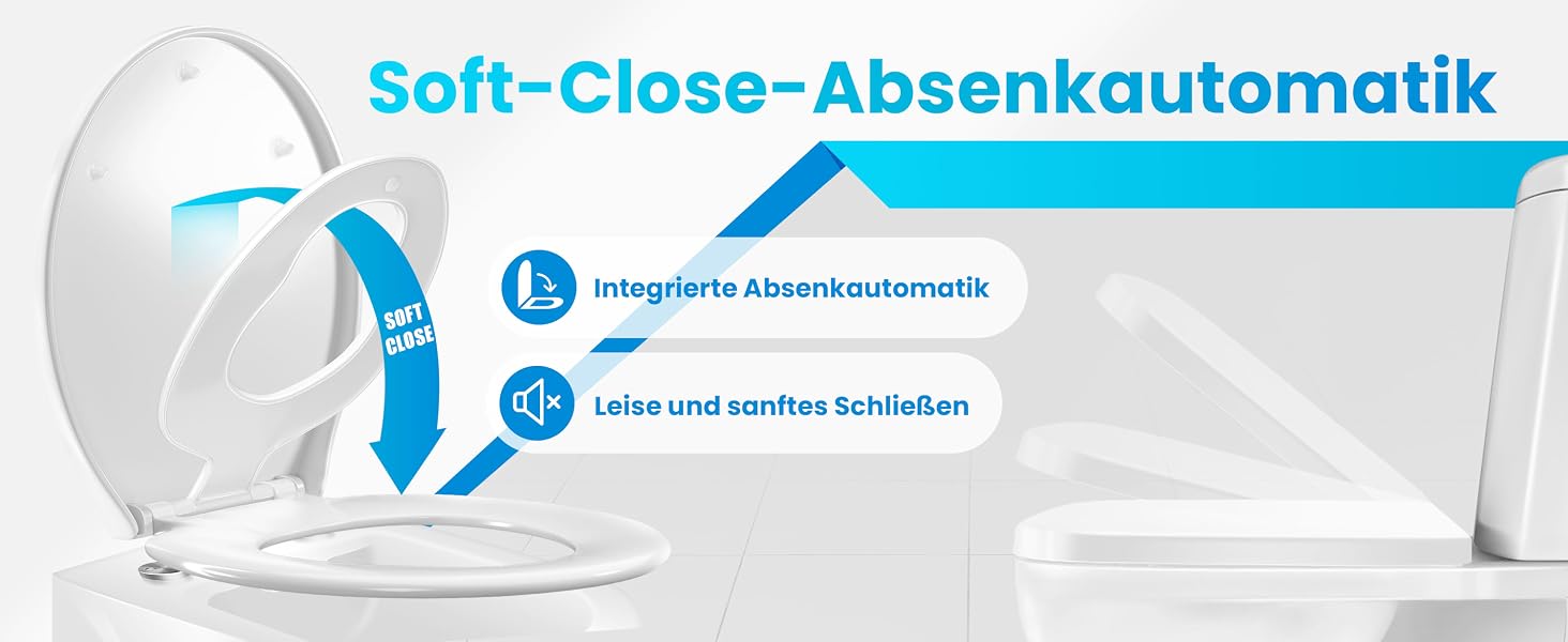 Сидіння для унітаза KESSER E-Form з мікроліфтом (Softclose), швидкознімне кріплення Quick-Release, матеріал дюропласт, біле, з кріпленнями з нержавіючої сталі