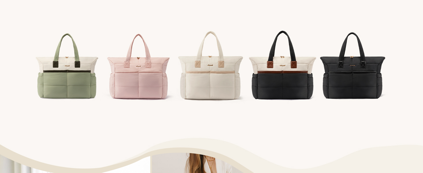 Сумка для ноутбука LOVEVOOK 15.6 дюймів, жіноча, містка, водонепроникна, для роботи, навчання, подорожей