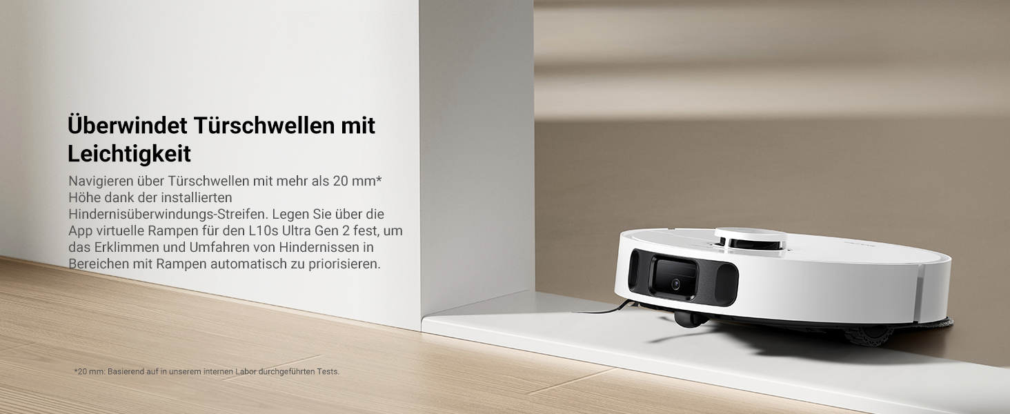 Робот-пилосос Dreame L10s Ultra Gen 2 з функцією миття, технологія RoboSwing™ та потужністю 10 000 Pa Vormax™, режим для тварин, автоматична станція, потужне прибирання килимів