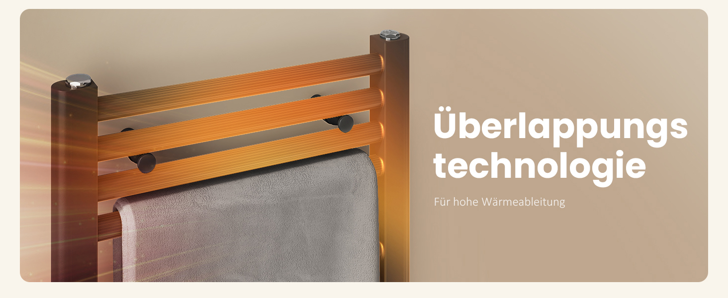 Електричний рушникосушар EMKE 1000x400 мм, антрацит, 356W