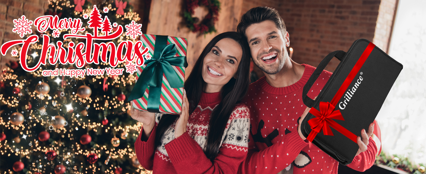 Набір для барбекю: 30 аксесуарів з нержавіючої сталі. Щипці, лопатка, відкривачка, кейс, килимок. Ідеальний подарунок для чоловіків, для саду, кемпінгу.