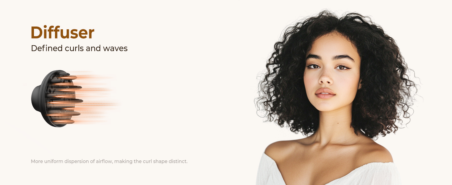 Мультистайлер для волосся 7 в 1 UKLISS Hairstyler Pro: фен, автоматична плойка, кругла щітка та вирівнювач для професійного стайлінгу, чорний