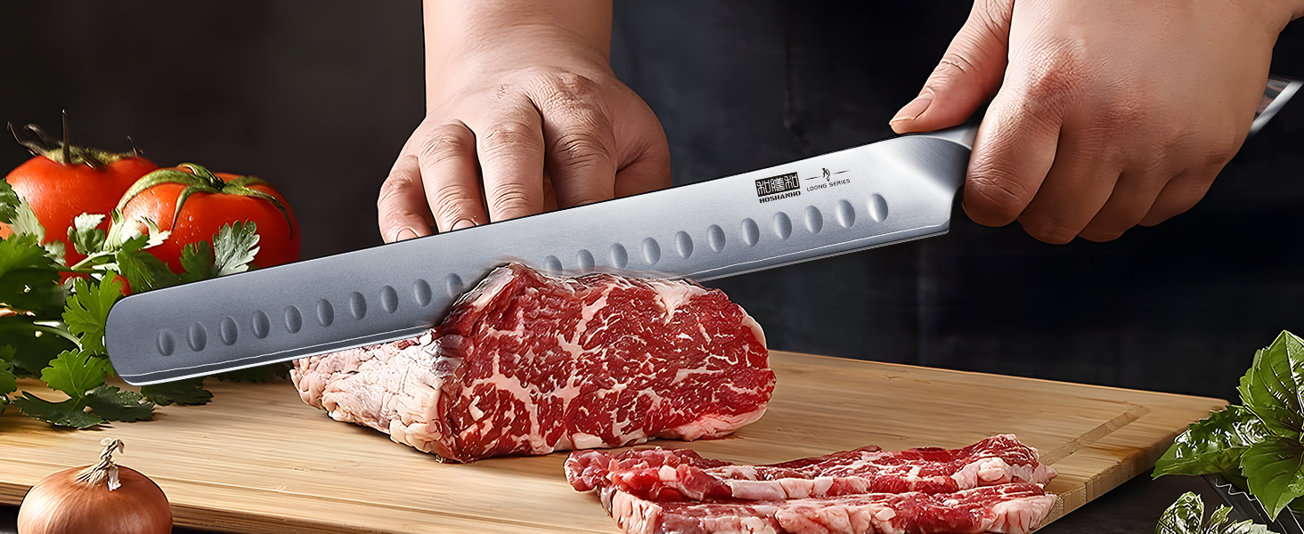 Набір кухонних ножів HOSHANHO: професійний шеф-ніж з нержавіючої сталі (30см)