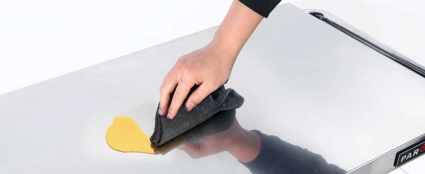 Мобільний сервісний візок для гриля з 3 рівнями, відкидним столиком та поворотними колесами на 360° з гальмом – багатофункціональний гриль-стіл з нержавіючої сталі для барбекю та саду