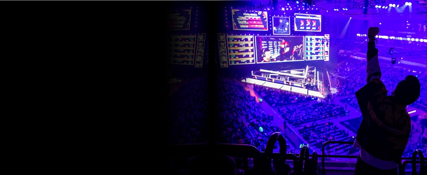Кріплення для монітора Invision Vortex Gaming – 27–57 дюймів – Curved & UltraWide – RGB LED – 3–18 кг (VR200)