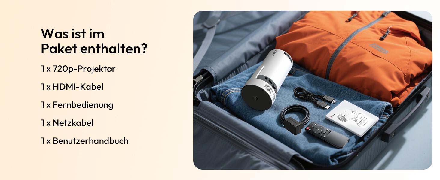 Портативний проєктор Xgody Gimbal 3: 720P HD, 4K/1080P, 12000 Люмен, Android 11.0, WiFi 6, Bluetooth, Auto Keystone, для домашнього кінотеатру