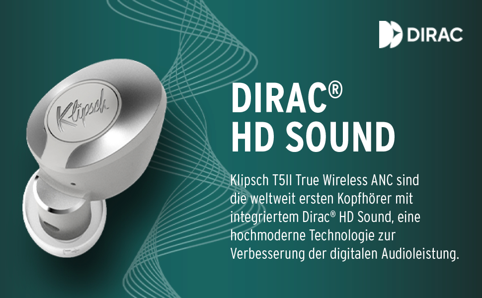 Бездротові навушники Klipsch II True Wireless ANC Gun Metal, універсальний розмір, шумозаглушення