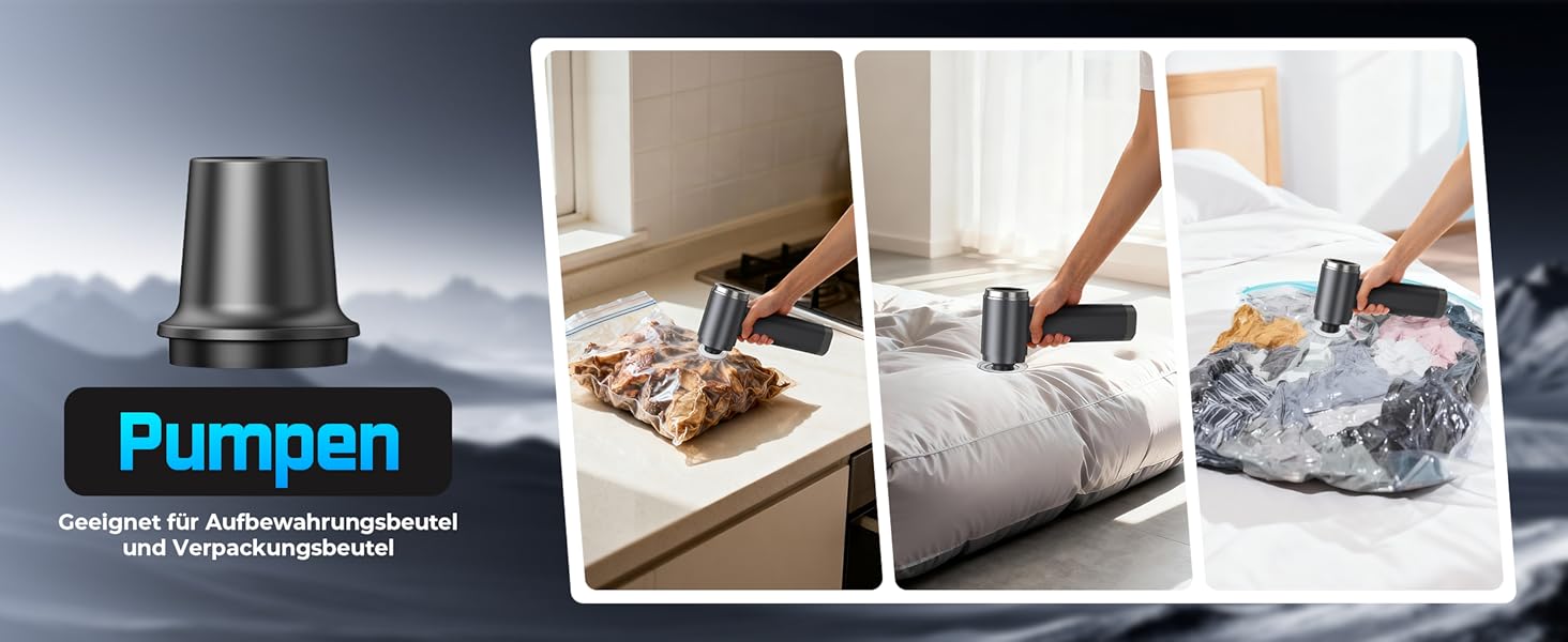 Акумуляторний ручний пилосос 4в1 Vac104, бездротовий автомобільний міні-пилосос 25000Па, безщітковий мотор 150000 об/хв, 6000mAh, для авто, дому та офісу