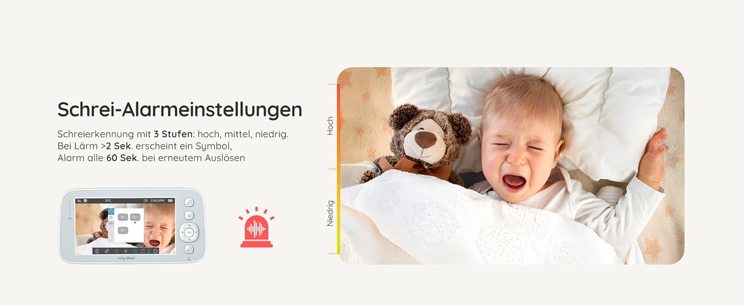 Відеоняня JolyWell з камерою та додатком, 5