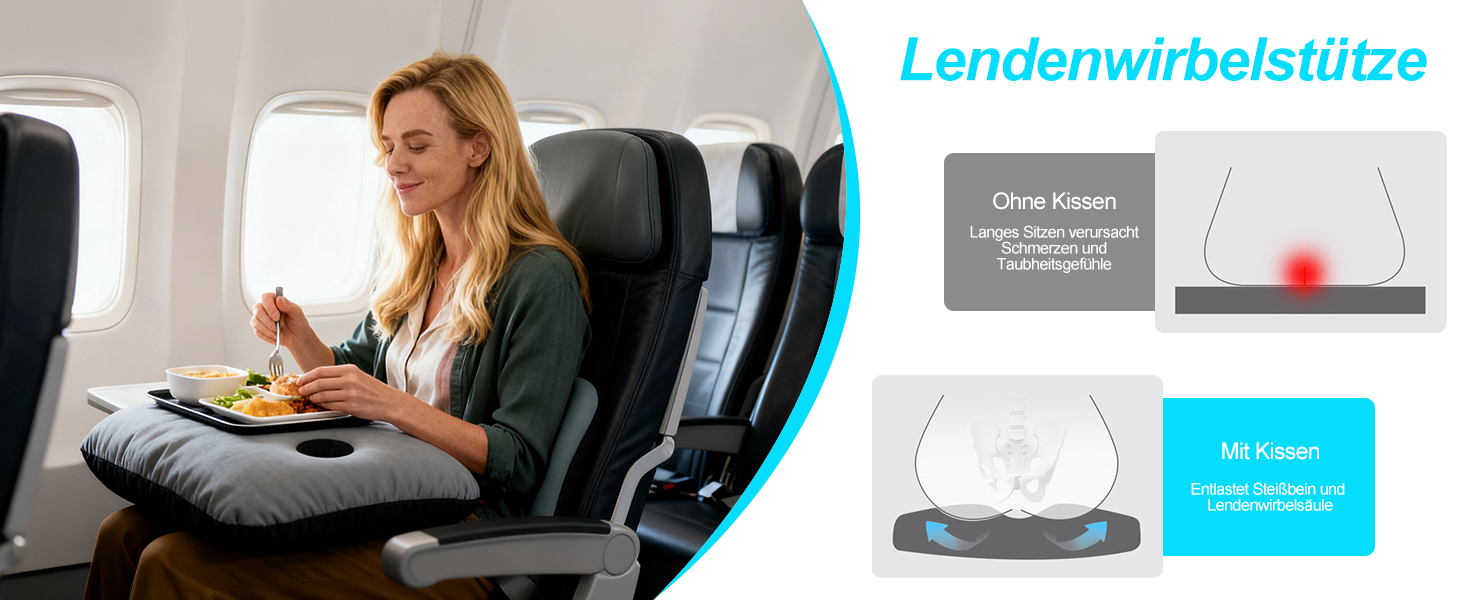 Подушка для спини та сидіння з Memory Foam L-подібна, з підтримкою попереку, для офісного крісла, темно-зелена - зняття болю в спині та куприку