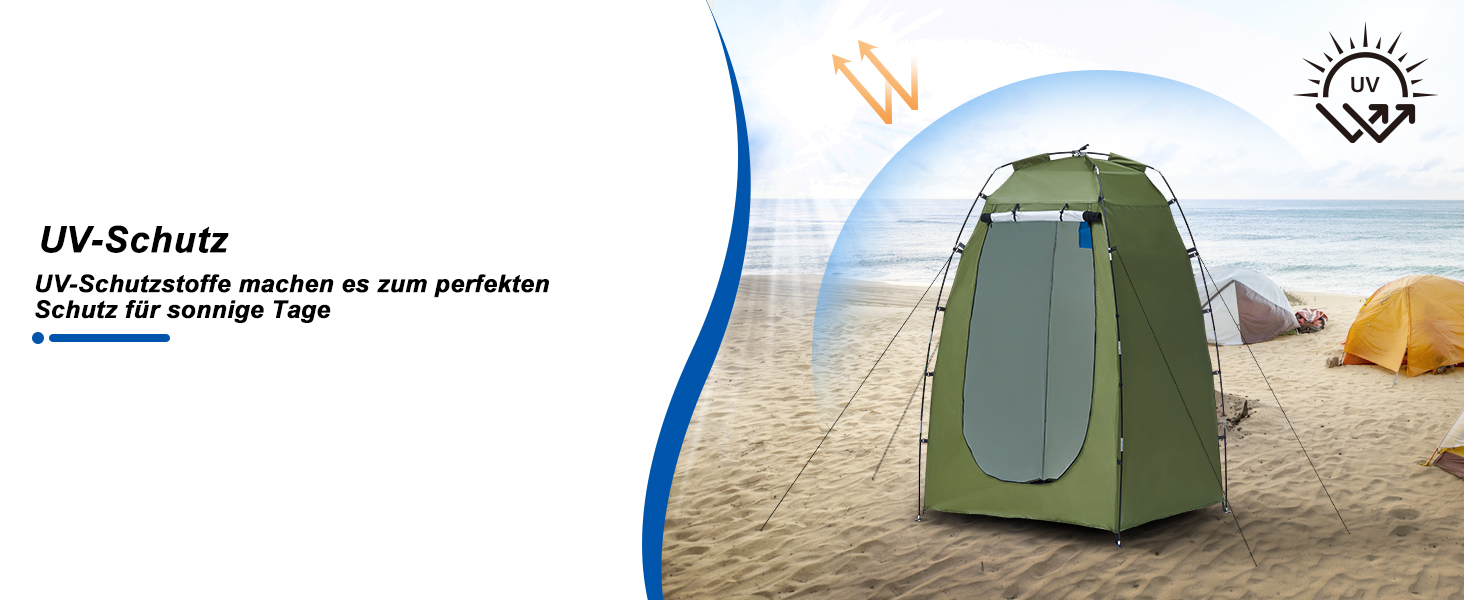 CLIPOP Намет Pop-Up, водонепроникний, легкий, одношаровий, для весняного кемпінгу, простий у встановленні – для пляжу, походів, фестивалів, відпочинку на природі (Зелений)