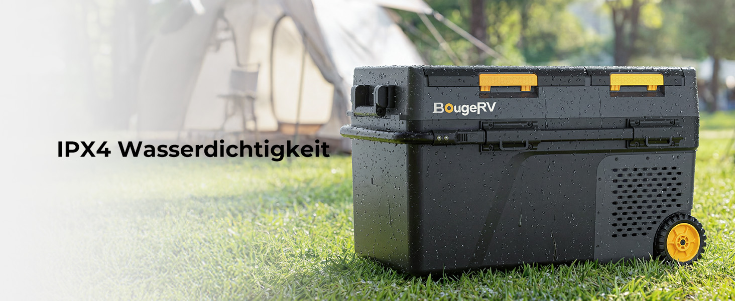Автомобільний холодильник BougeRV CRD2 V2.0 49L з морозильною камерою, подвійні двері, 12/24/230V, управління через APP, IPX4, -20℃~20℃