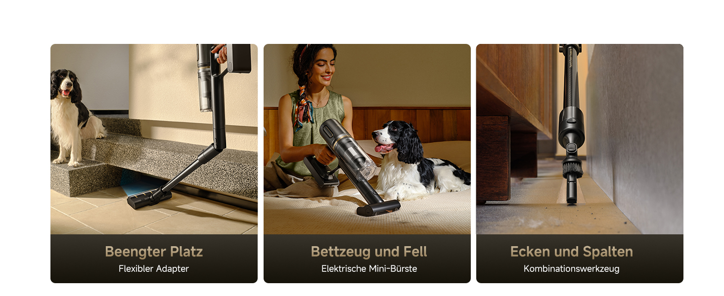 Dreame бездротовий пилосос V20: для твердих підлог та килимів, 24000PA, 90 хв роботи, фільтрація 99.99%, видалення шерсті тварин