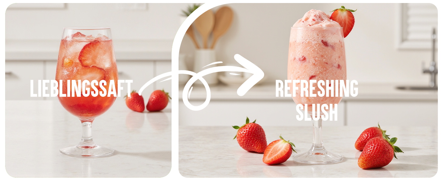 Машина для смузі без льоду, 2L, самоочищення, 5 програм, смузі, маргарита, фраппе, молочний коктейль (S1.2)