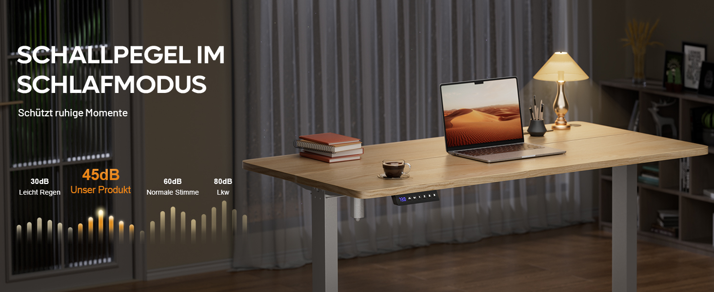 Регульований стіл з підняттям, USB-зарядкою та розеткою, 100 x 60 см. Електричний стіл, регульований комп'ютерний стіл з пам'яттю 3-х функцій, білий (горіх, 100 x 60 см)