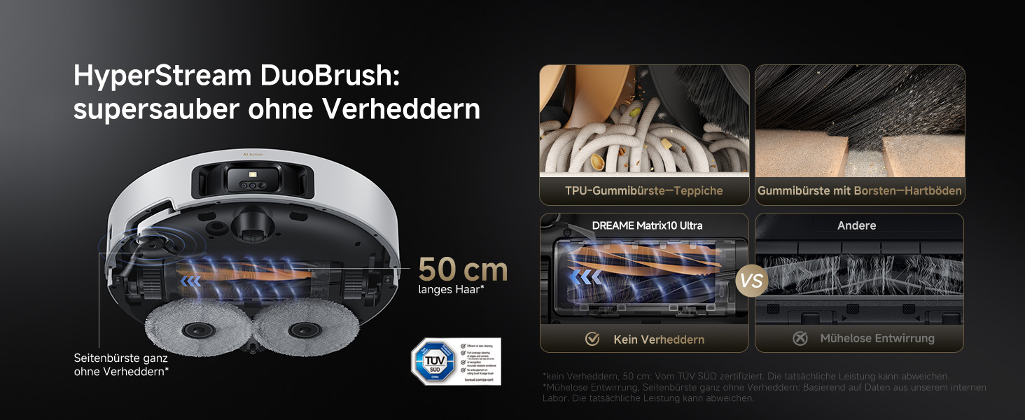 Робот-пилосос Dreame Matrix10 Ultra: потужність 30000Pa, 8 см, самоочищення, автоматичне порожнення, голосове керування