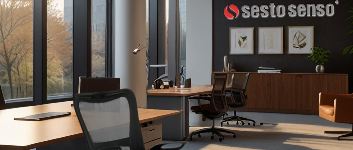 Офісне крісло Sesto Senso Graphite 1 Grey - ергономічне, з підтримкою попереку та регульованими підлокітниками, для керівників