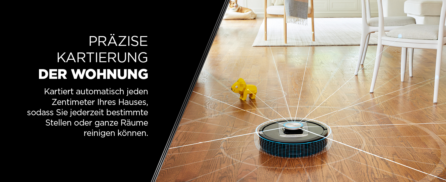 Робот-пилосос Shark PowerDetect 2-в-1 з функцією миття, самостійне очищення на 60 днів, LiDAR-навігація, NeverStuck, керування через додаток, RV2800ZEEU, чорний