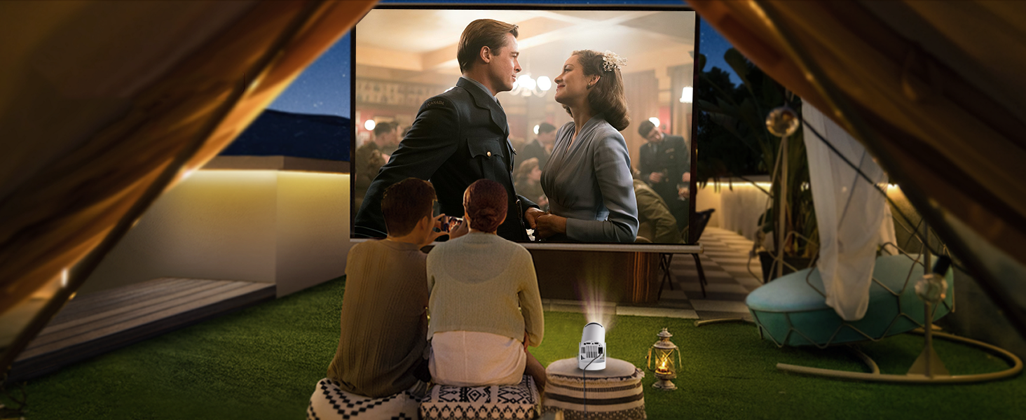 Інтелектуальний міні-проектор HY300 PRO HIFI: Android 11, 1080P FHD, 4K, 300 ANSI люмен, Wi-Fi 6, Bluetooth 5.0, для дому та кінотеатру