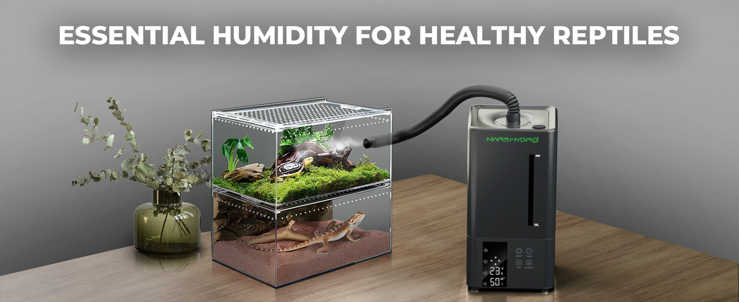 Зволожувач повітря для рослин MARS HYDRO 6л з таймером, ультразвуковий, для гроубоксів та теплиць