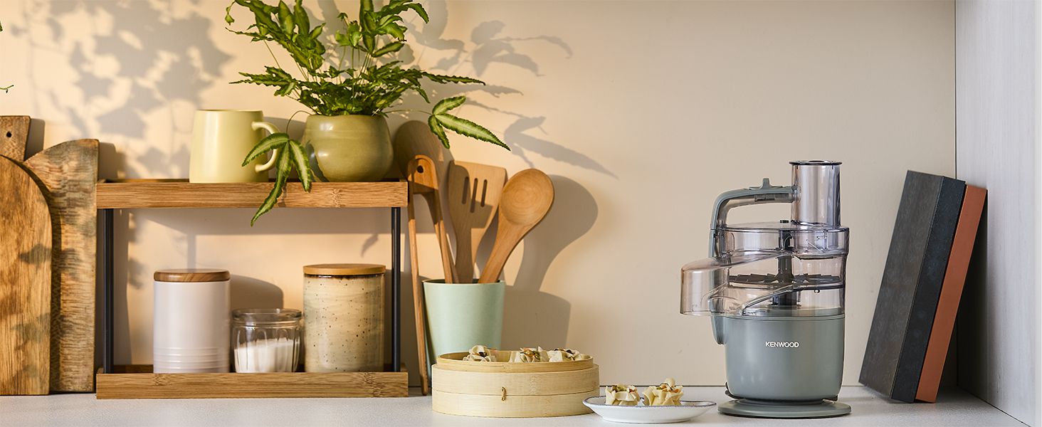 Кухонний комбайн Kenwood MultiPro Go FDP22.130GY, 650 Вт, 1,3 л, Кольори: блакитний та сірий