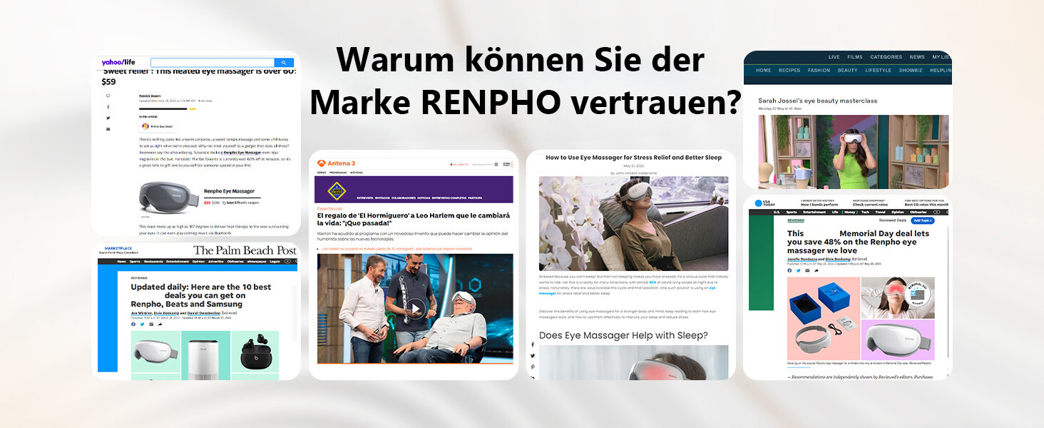 Масажер для очей RENPHO Eyeris 1 з підігрівом, вібрацією та Bluetooth, для зменшення темних кіл та сухості очей, покращує сон, зелений колір