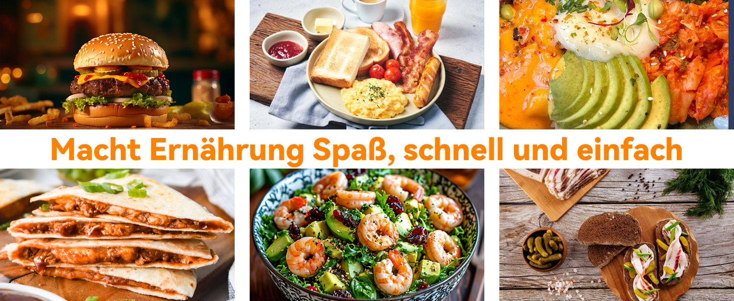 Електричний подрібнювач для кухні з 3L скляною та 3L нержавіючою чашею, 300W, 2-лезові сталеві ножі, 3 швидкості, придатний для миття в посудомийній машині, для фруктів, овочів, м'яса