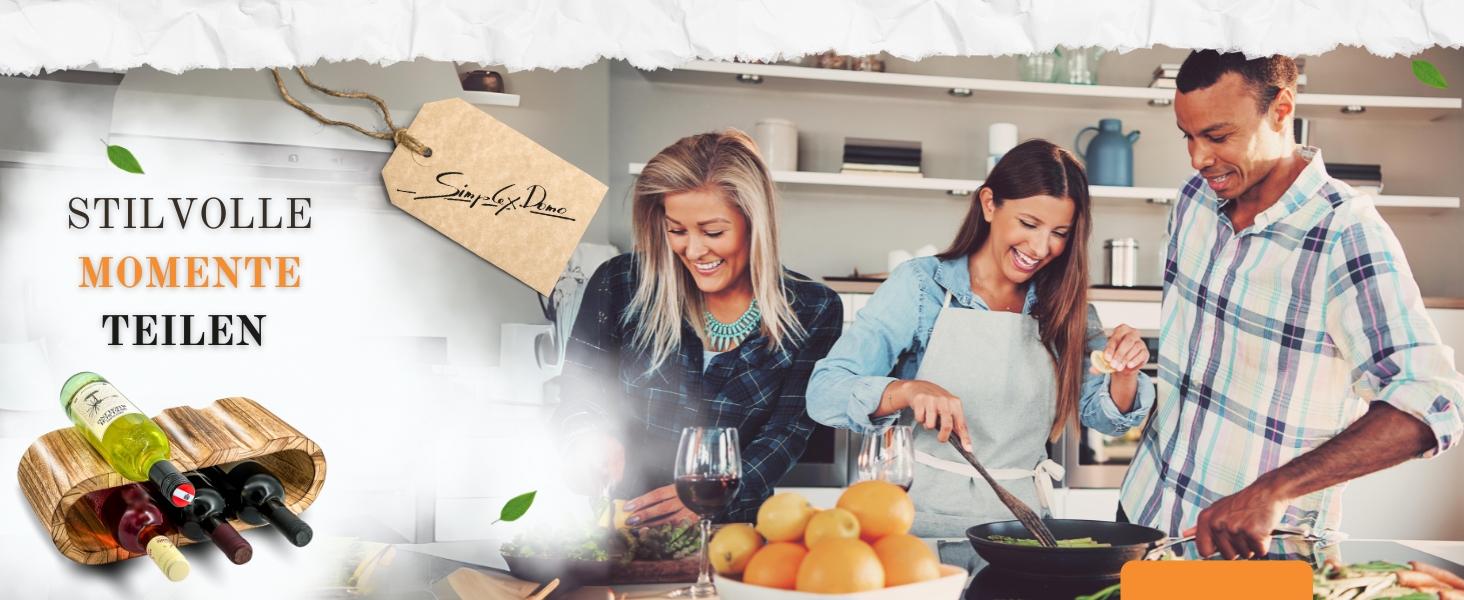 Стильна полиця для вина з дерева, на 8 пляшок, 2 яруси, з сонястим ефектом, злегка олійована, для кухні, їдальні, вітальні