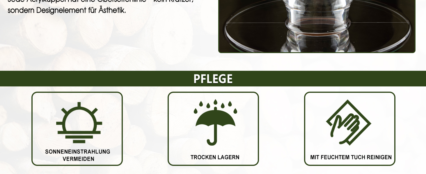 Тортниця з підставкою, дерев'яна з акриловим куполом, для тортів та випічки