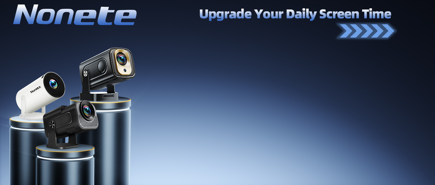 Портативний проєктор Mini Beamer 4K Full HD 1080P з WiFi 6, Bluetooth 5.2, автоматичною корекцією трапецеїдальних спотворень та підтримкою HDMI, TV Stick, Memory Stick, Laptop (білий, чорний)