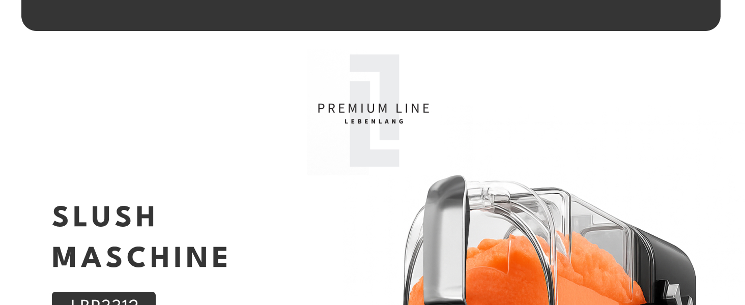 LEBENLANG Преміум машина для приготування сляш 2L - 5 режимів, швидка заморозка за 15 хв, з книгою рецептів та автоочищенням. Ідеальна для дому. Машина для сляш, фрозен сляш, сляшмейкер