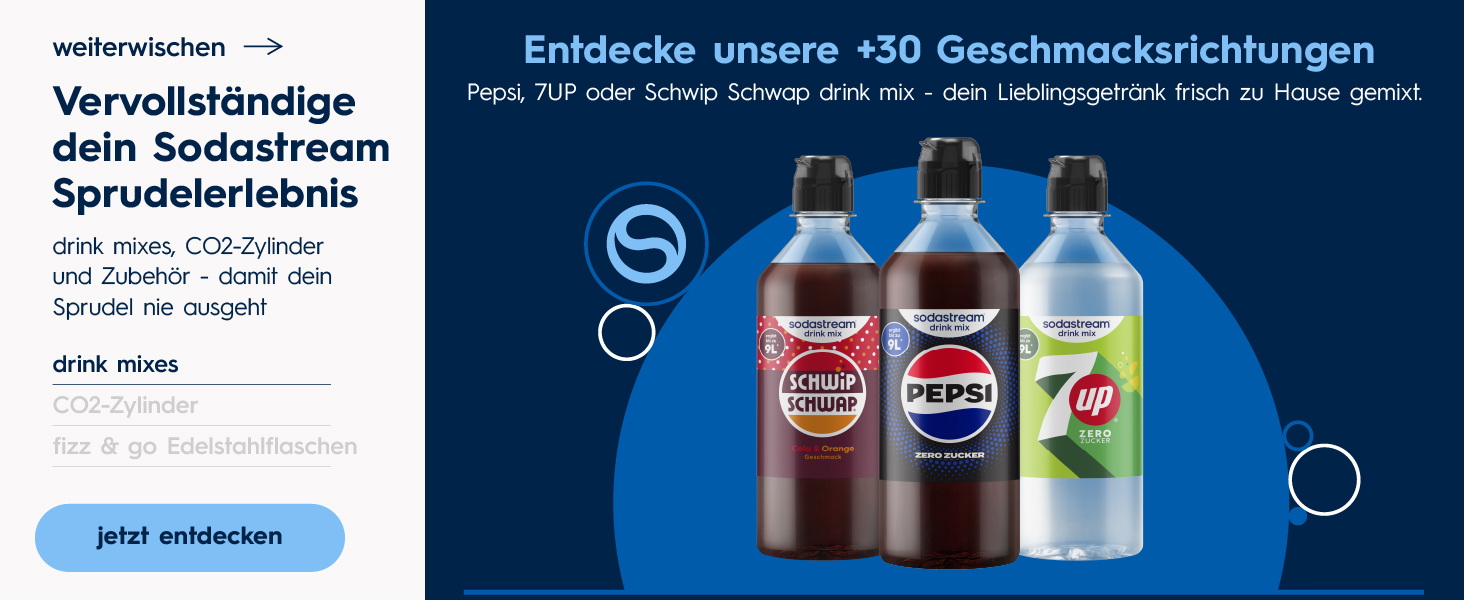 Сифон для газування води SodaStream ENSO з пляшкою 1л та циліндром CO2, сріблястий