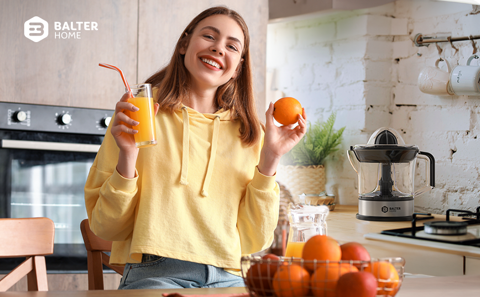 Бальтер Швидкий Соковичавник: Великий отвір 135 мм, 300 Вт, для овочів та фруктів, BPA Free, тихий (ZP-03)