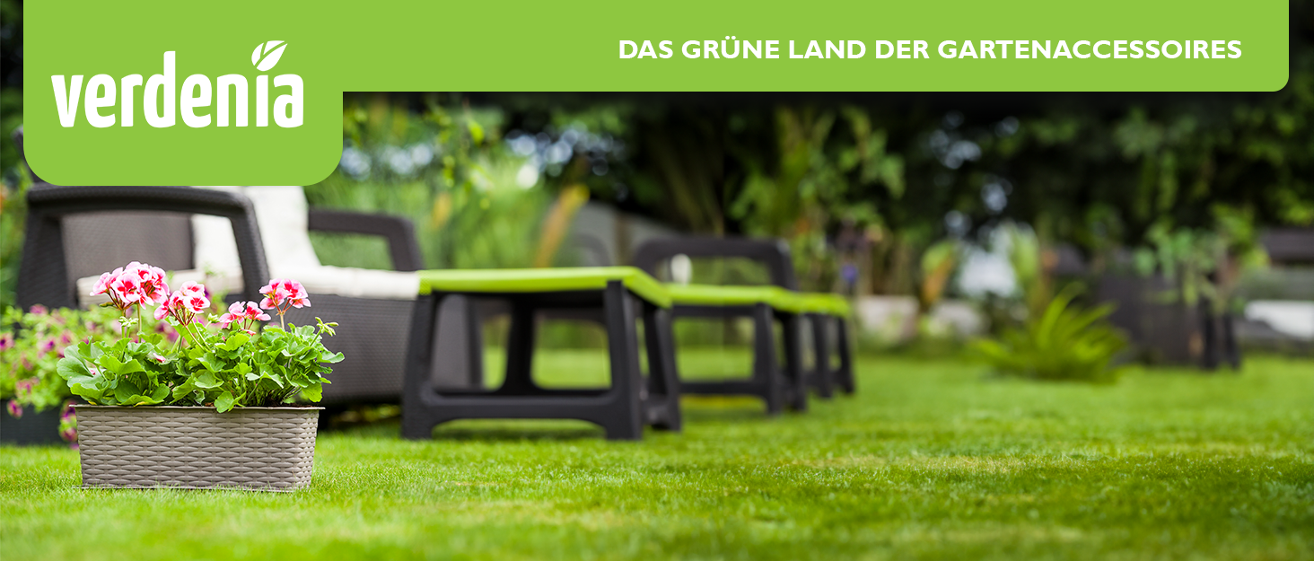 Верденія Горщик для квітів Агат Сірий, 23 см - пластиковий горщик для дому та саду