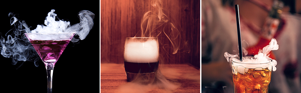 Набір для копчення коктейлів GOLDGE: набір для віскі з 6 видами дерев'яної стружки, ліхтарик, каміння для віскі. Подарунок для батька, чоловіка