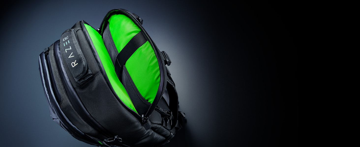 Ігровий рюкзак Razer Rogue V3 для ноутбука до 17.3 дюймів, зносостійкий поліестер, чорний/Chroma