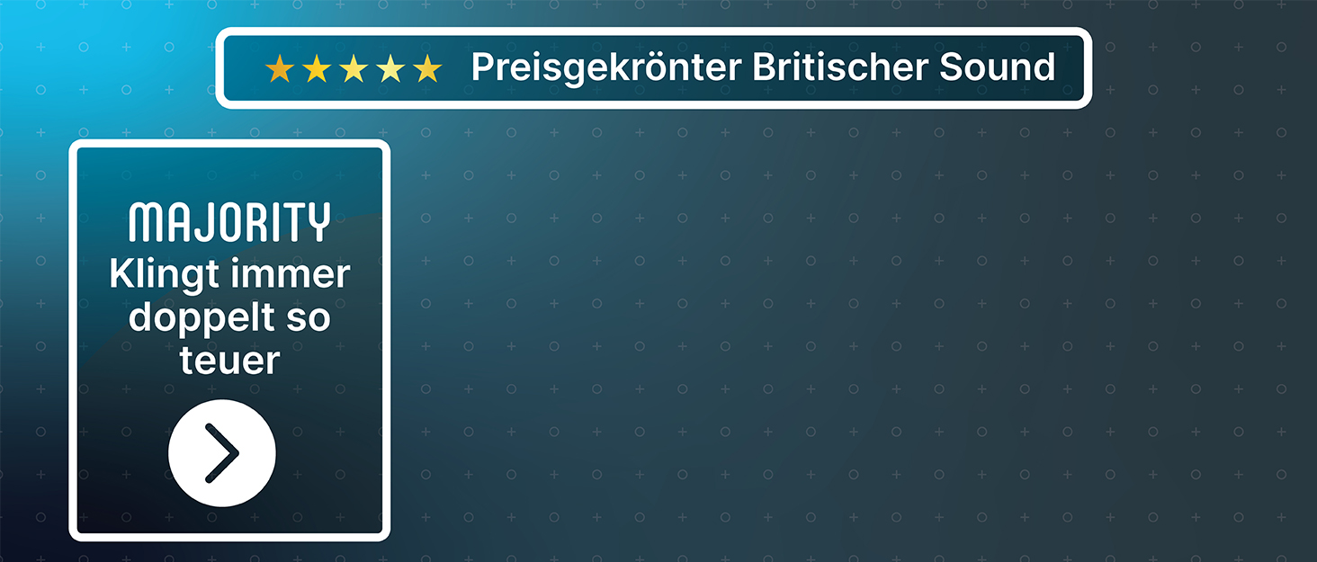 Активні колонки Majority D70X Bluetooth | HDMI ARC | Студійний монітор DJ з вуглецевими мембранами | 70W стерео колонки для ПК | Монітори з пультом дистанційного керування (Чорний)