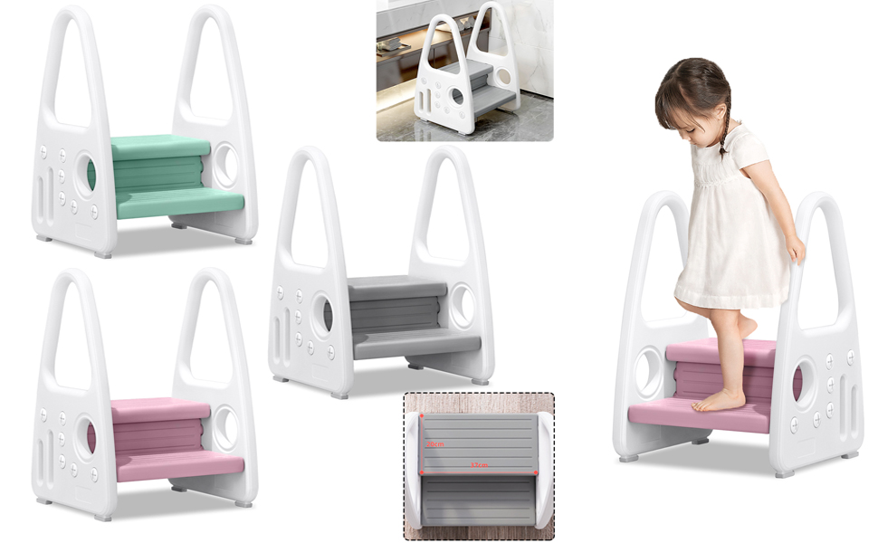 Триттшемель для дітей 2 сходинки, рожевий - UISEBRT