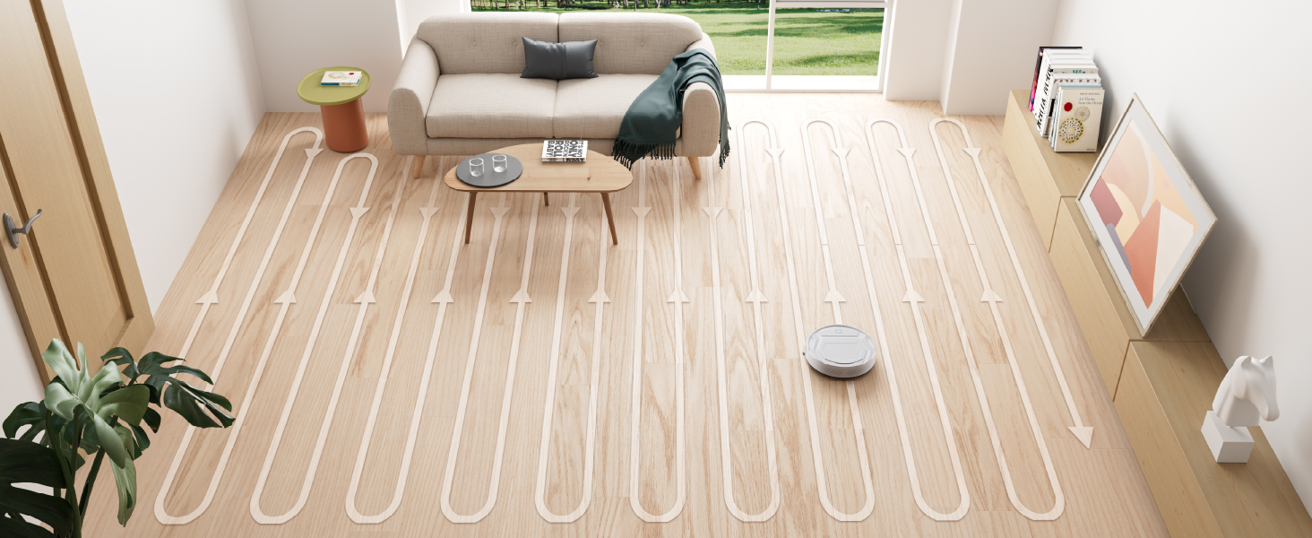 Робот-пилосос LEFANT M210P: потужний, для твердих підлог, з Wi-Fi, Bluetooth, Alexa, 2200Pa, без функції вологого прибирання