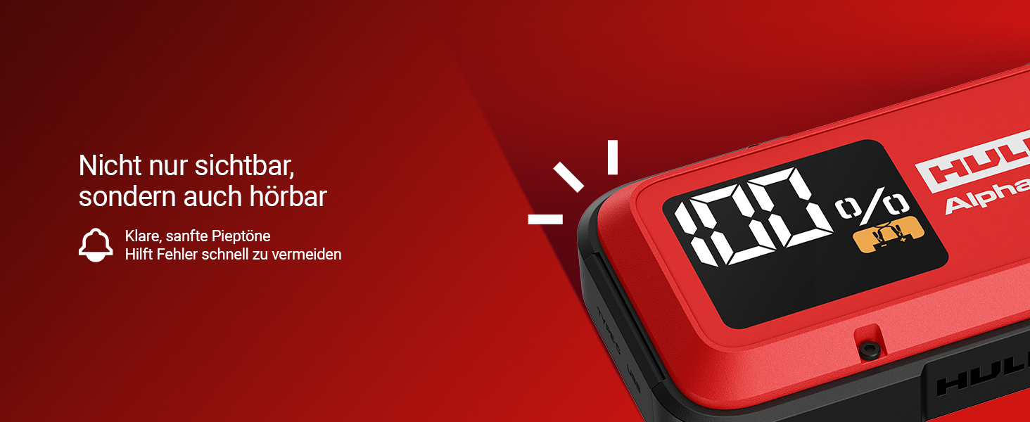 Бустерний пускач HULKMAN Alpha Ultra Red 1000A 37Wh для авто 12В, портативний jump starter для бензинових (до 6.5L) та дизельних (до 3.0L) двигунів, IP65, LED-дисплей