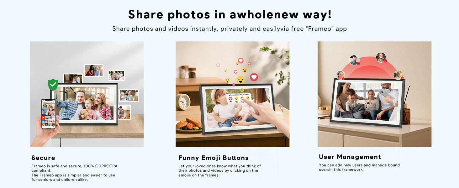 Цифровий фоторамка 15.6