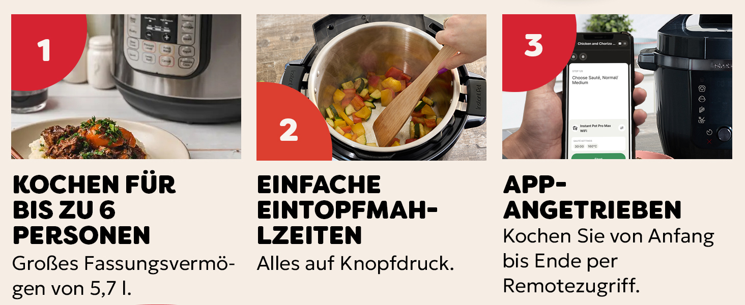 Instant Pot Plus 9-в-1: Мультикухня, 5.7 л, нержавіюча сталь – мультиварка, скороварка, рисоварка, йогуртниця, су-вид, стерилізатор, підігрівач