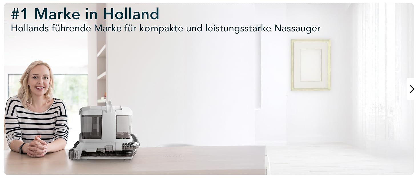 Портативний мийник для м'яких меблів та килимів – компактний пилосос-мийник для килимів, текстилю, автосидінь та диванів