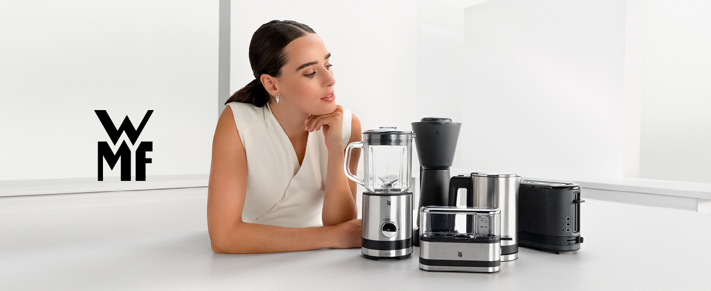 Сушарка для фруктів та овочів WMF Küchenminis Edelstahl, 5 ящиків, 30-70°C, таймер до 24 год, з контейнерами для зберігання