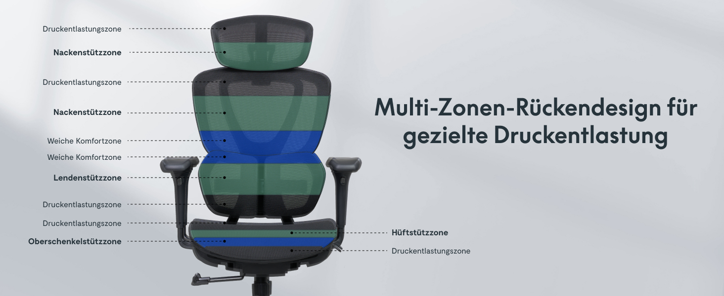 Крісло офісне ергономічне FLEXISPOT з підтримкою попереку, регульованою глибиною сидіння, 3D підлокітниками та нахилом спинки (чорне)