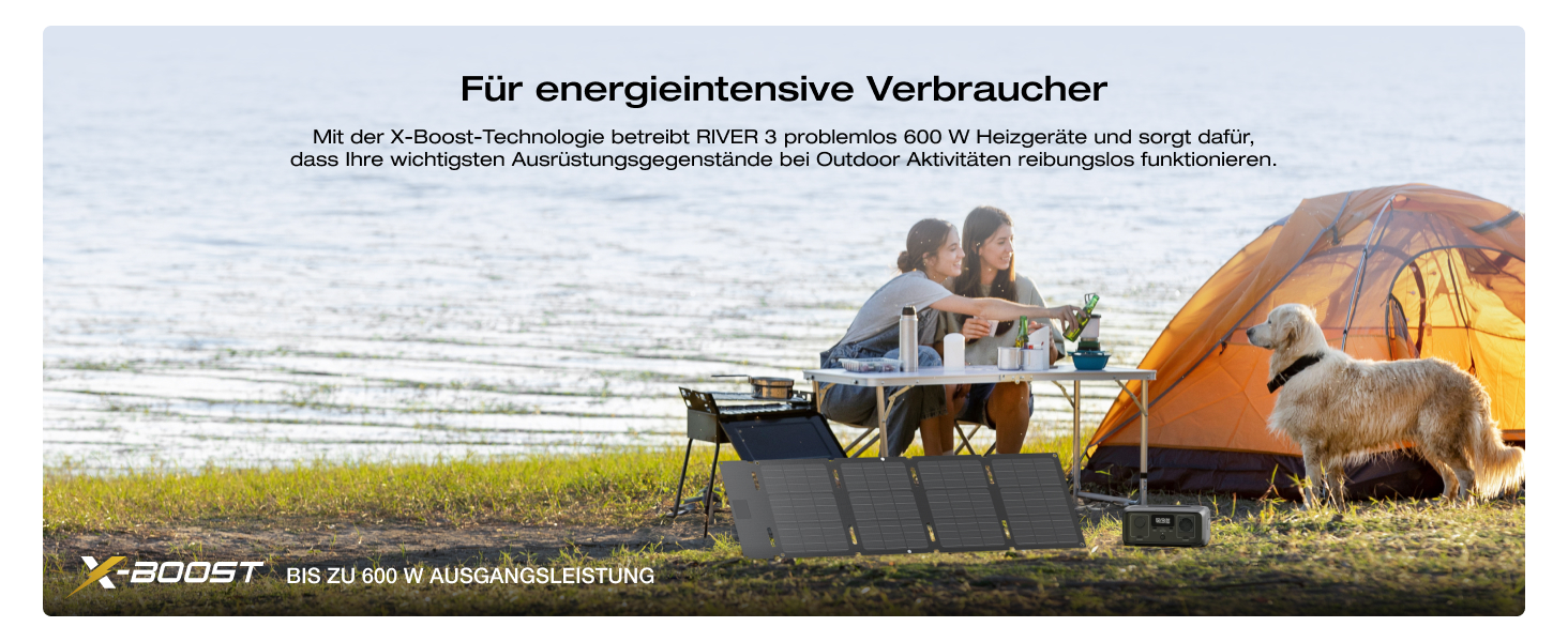 Електростанція EcoFlow RIVER 3 з сонячною панеллю 45 Вт, 245 Вт·год, LFP акумулятор, до 600 Вт потужності, GaN для збільшення часу роботи, <10 мс UPS, компактний сонячний генератор для кемпінгу