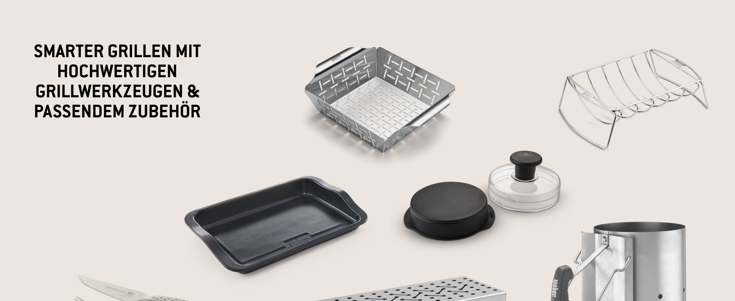 Набір для гриля Weber 6645 Kompakt, 2 шт., нержавіюча сталь, чорний