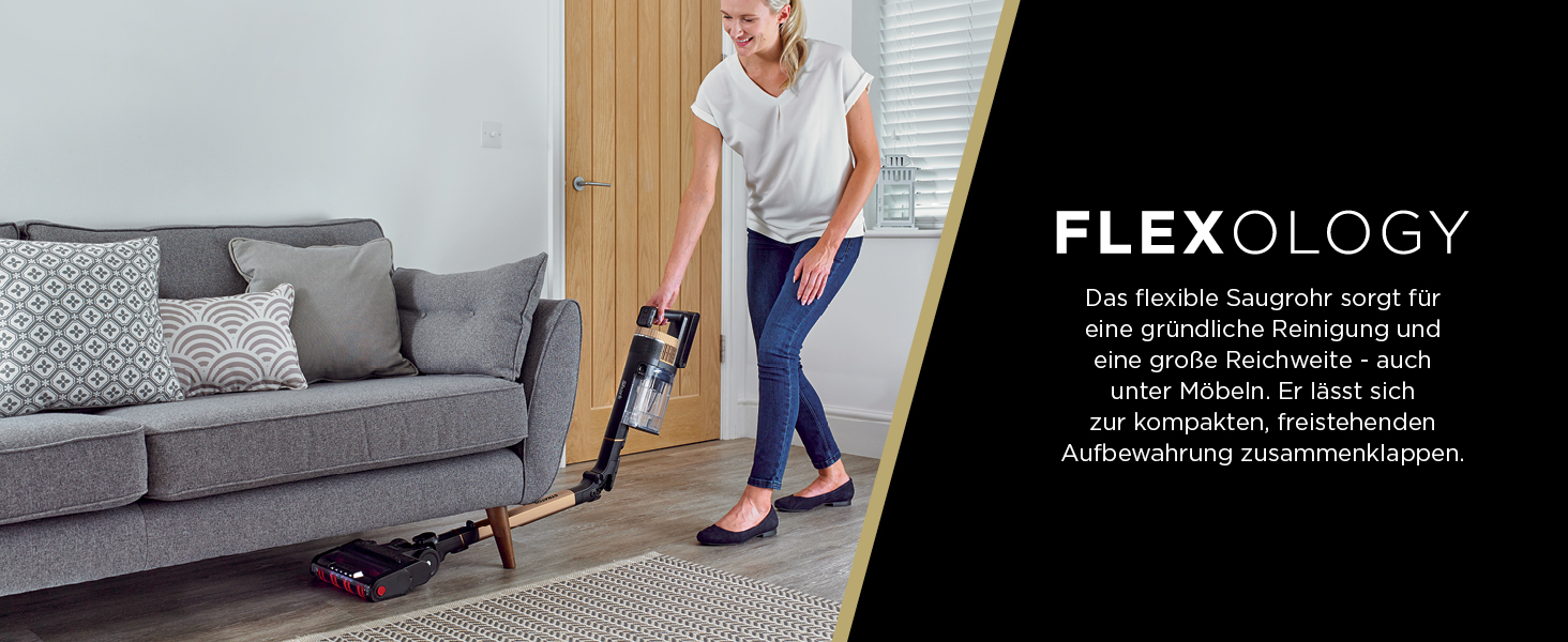 Пилосос акумуляторний Shark Stratos IZ400EUTBK безмішковий, для шерсті тварин, алергіків, килимів та твердих підлог, з автонабором та гнучкою трубою, сіро-рожевозолотий