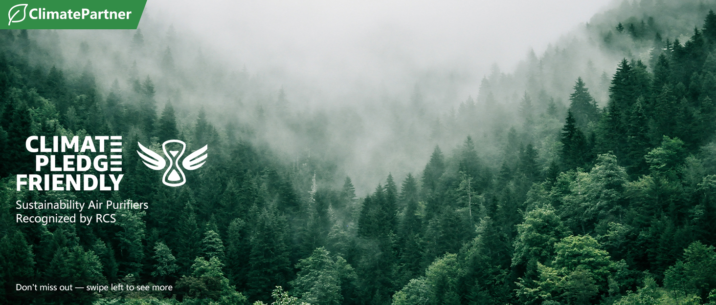 Повітряочисник для алергіків та курців, 120 м², з HEPA фільтрами, CADR 350 м³/год, керування через додаток, тиха робота 22 dB