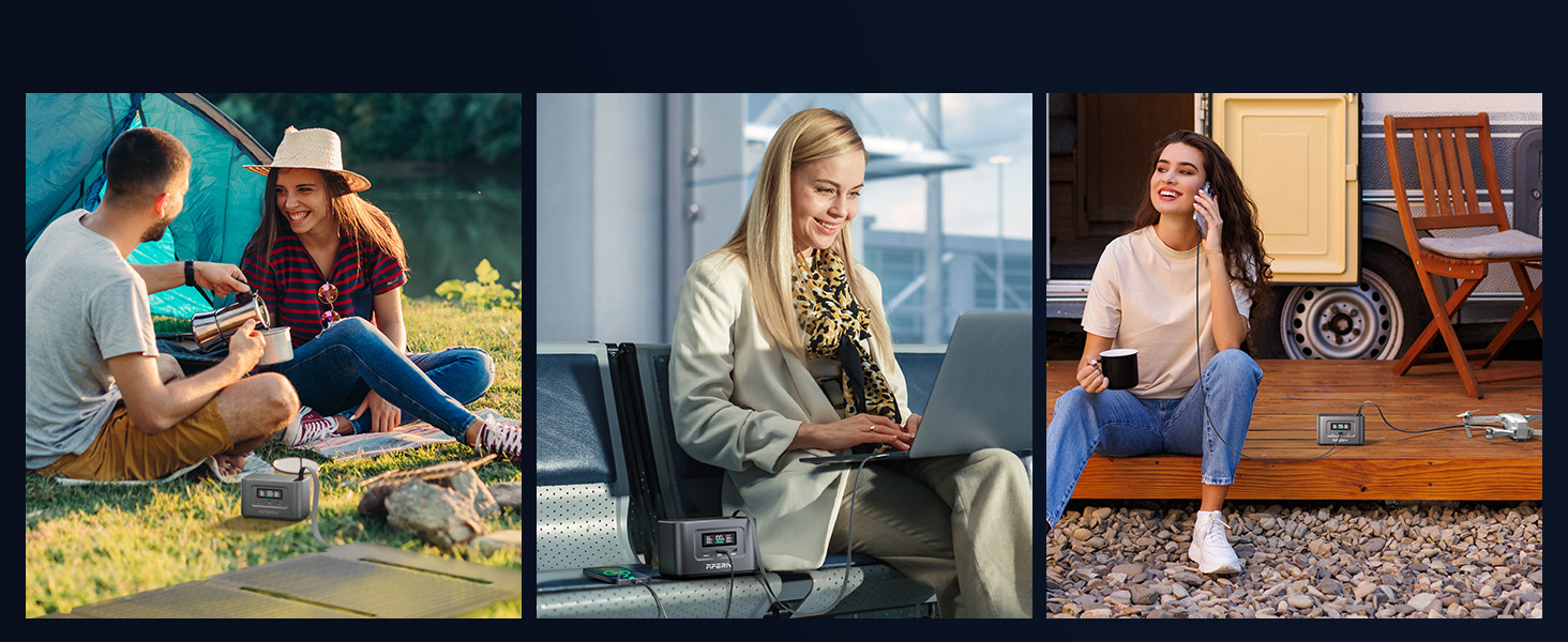 Портативна електростанція AFERIY 145W, 99,2Wh/31000mAh LiFePO4, 3 порти, захист 6-в-1, 100W сонячний генератор для кемпінгу, подорожей та надзвичайних ситуацій AF-PB010